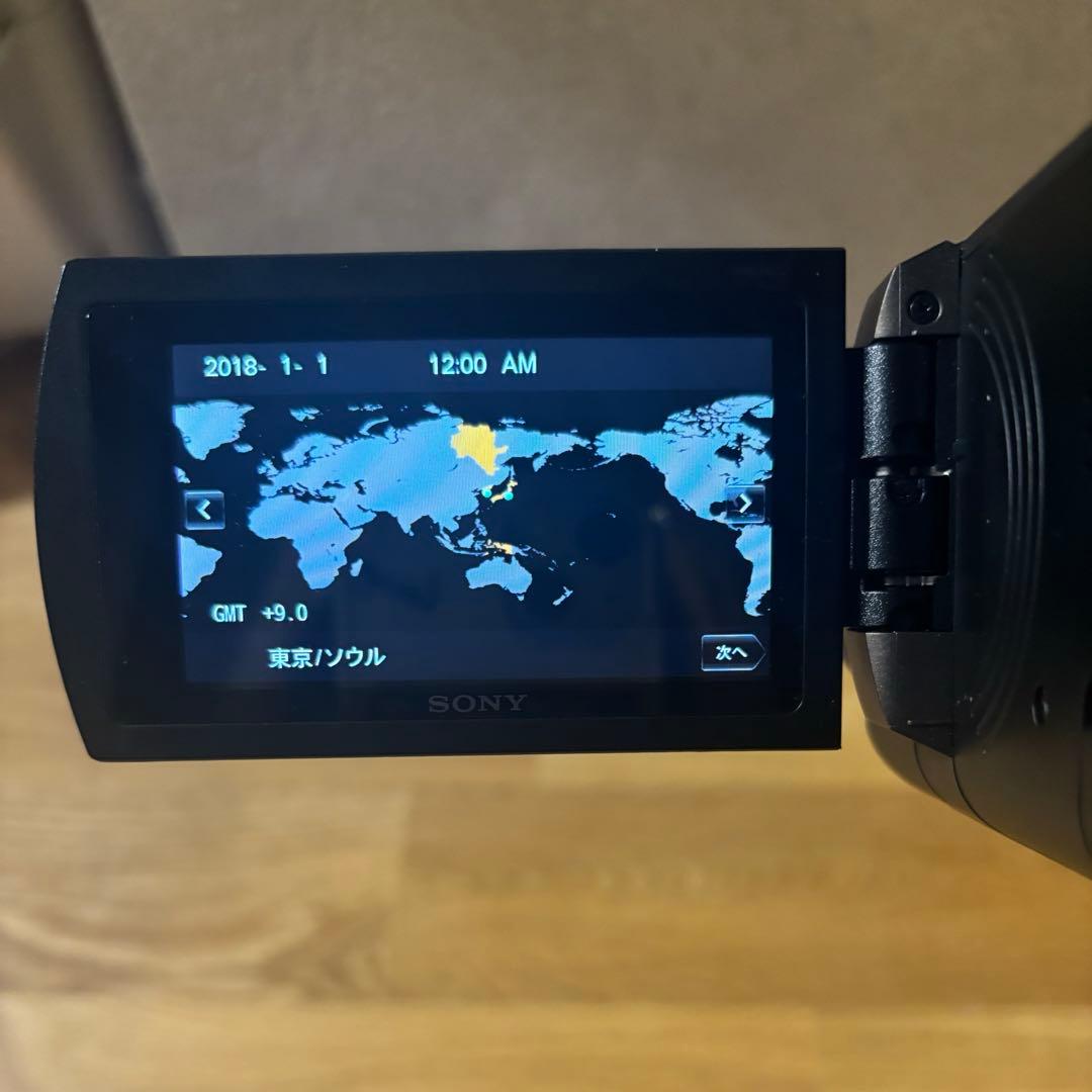 SONY 4KFDR-AX45 ハンディカム　本体バッテリー付き