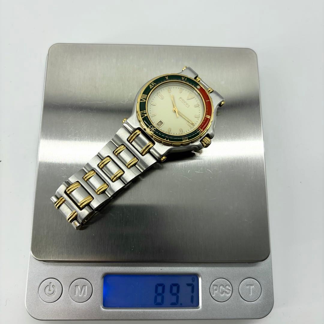 【稼働/廃盤モデル】グッチ 腕時計 9700M クラシックダイバー コンビ 赤緑