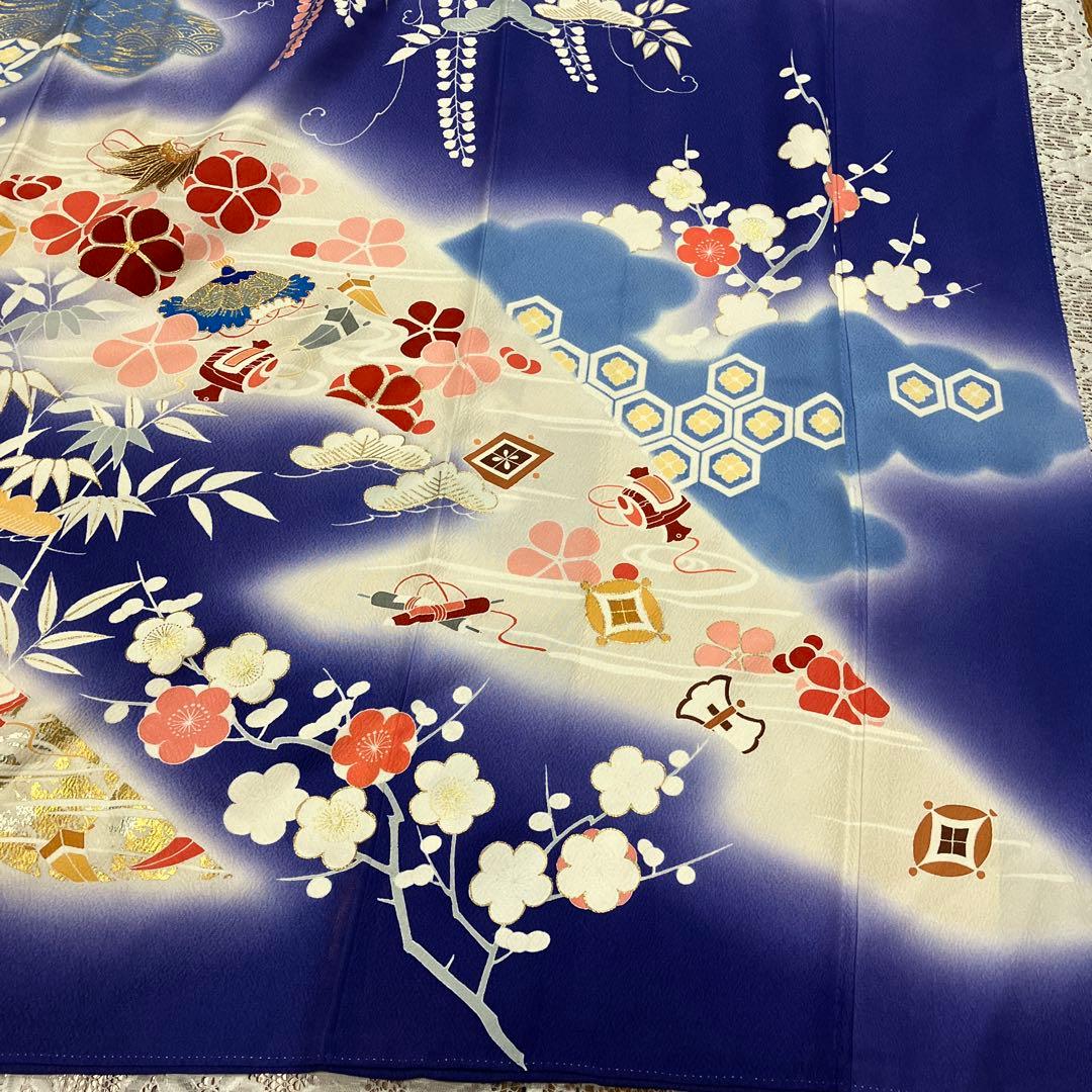 難有！超一流ちそう千總お振袖 落款入り松坂屋扱い 古典柄