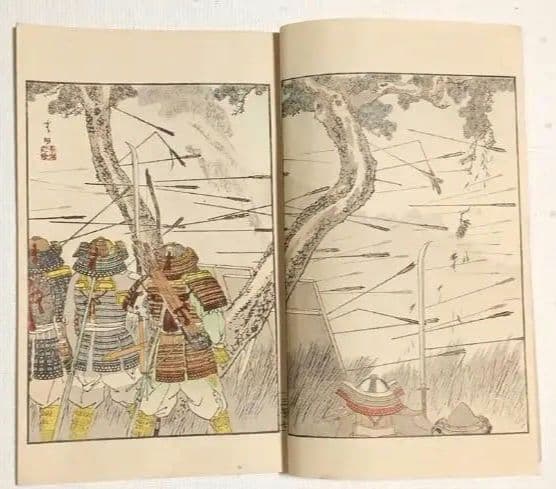多色刷り木版画本日本歴史画報第三号編輯者松本楓湖明治25年大倉書店