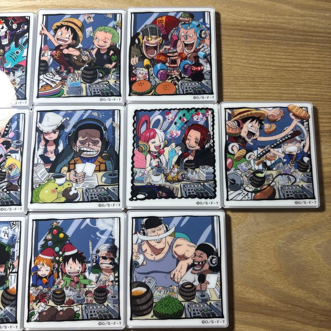 ONE PIECE 麦わらスペーストレーディング10種アクリルマグネットvol2