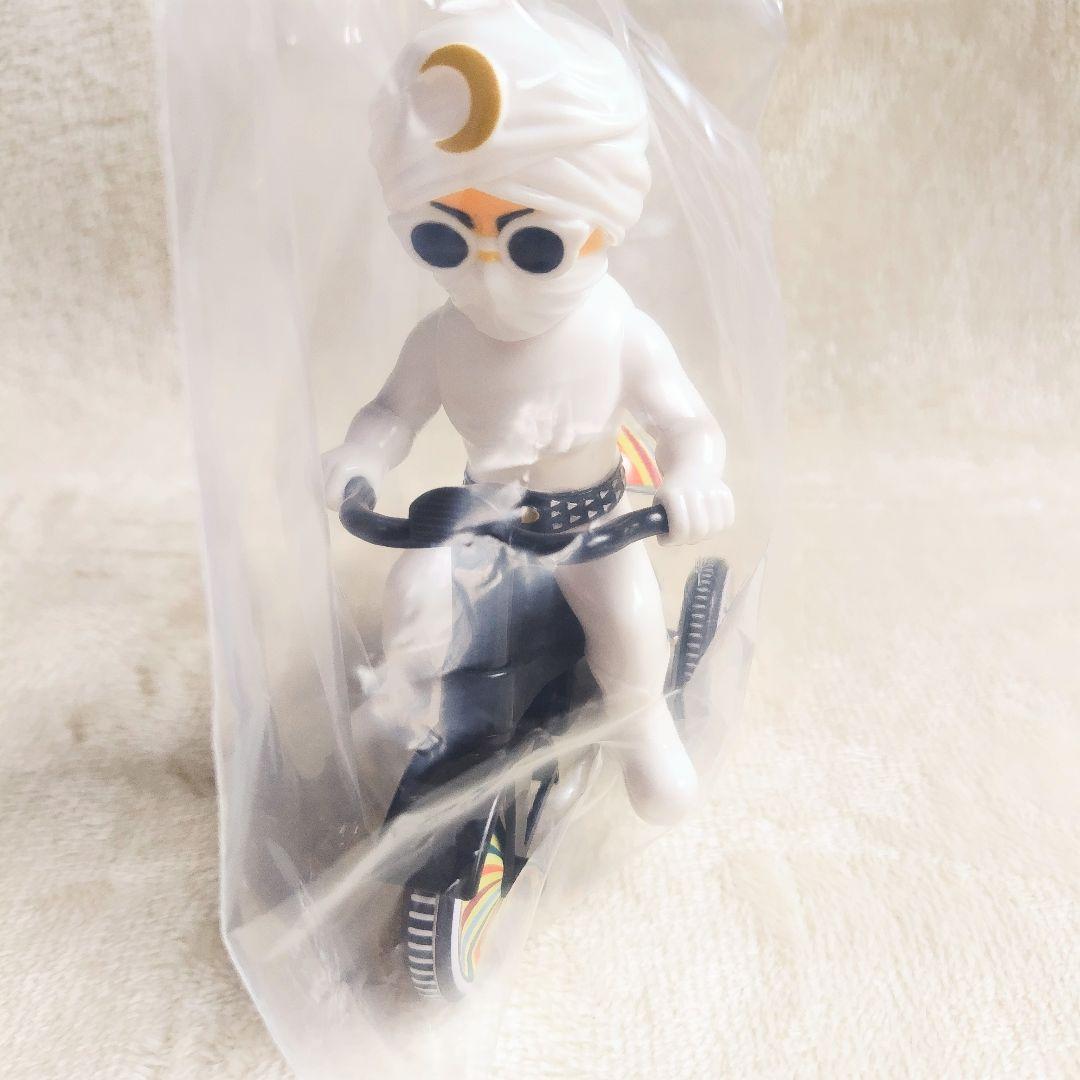 走る三輪車！月光仮面☆元祖昭和ヒーロー ソフビ 蓄光【Kaiju One】新品