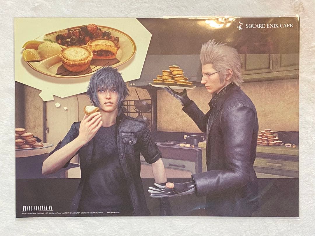 ファイナルファンタジー15、スクエアエニックスカフェ思い出のお菓子ランチョマット