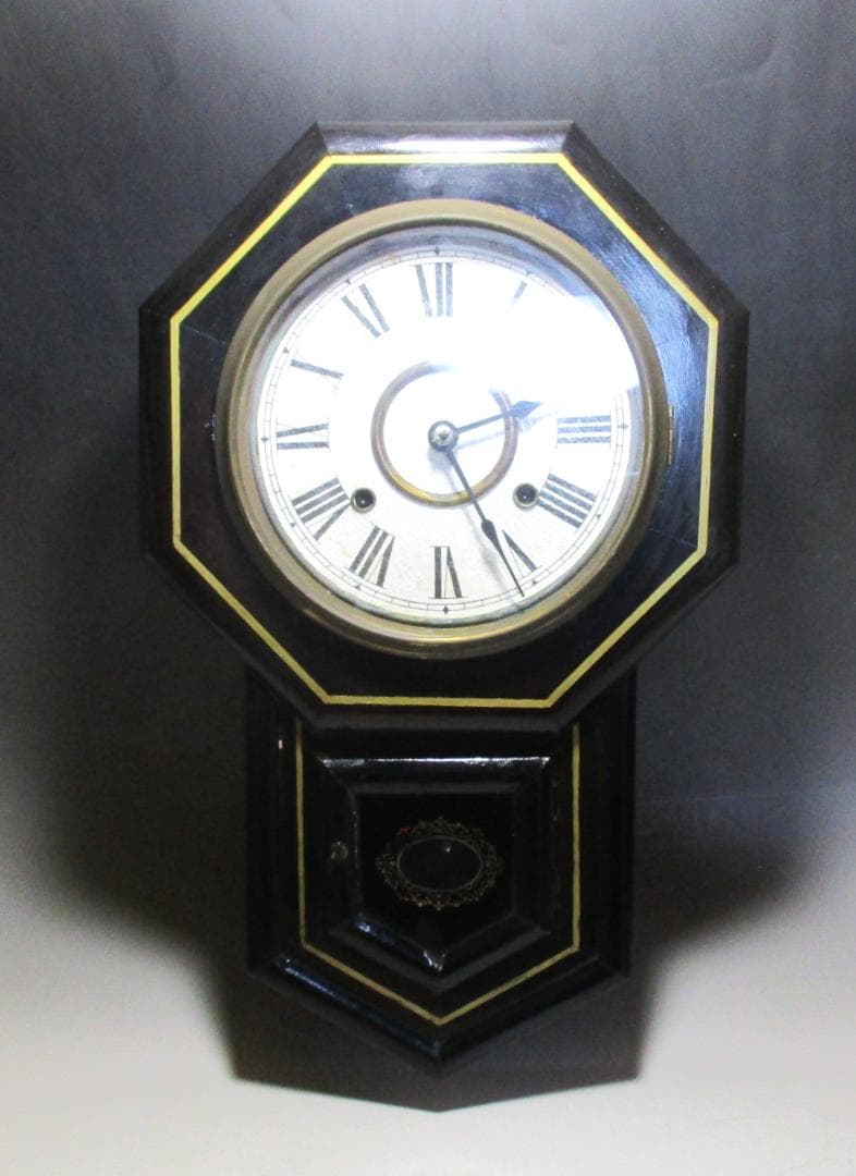 ★精工舎　SEIKOSHA 掛け時計　八角柱時計　アンティーク時計★