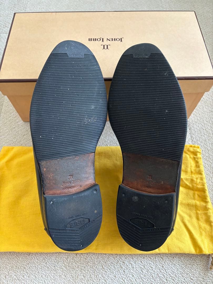 【シバスカ】【JOHN LOBB】ジョンロブ Uチップ 黒