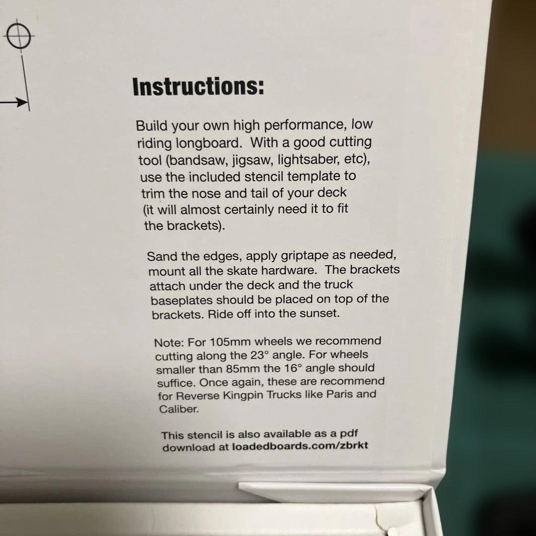 スケートボード LOADED ZEE BRACKET