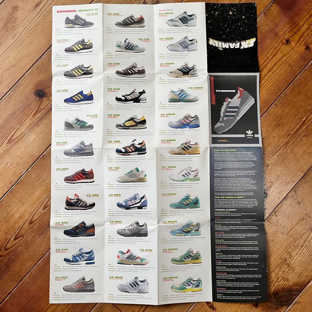 adidas ZX ZX FAMILY ポスター A2 ヴィンテージ - メルカリ