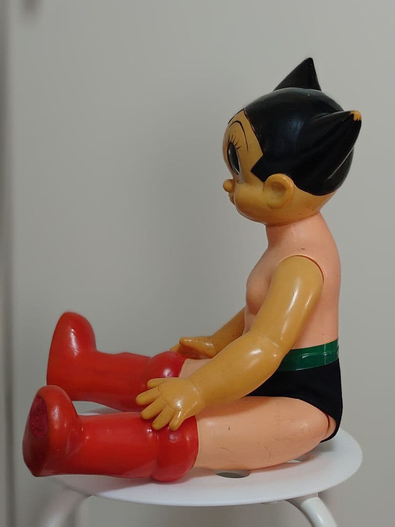 鉄腕アトム　ソフビ人形　61年前購入レア物　昭和アニメレトロ