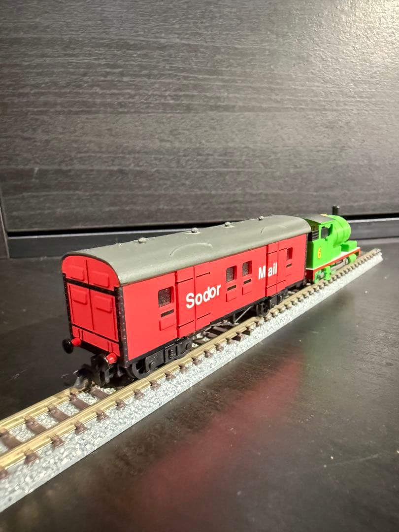 <ジャンク>NゲージTOMIX きかんしゃトーマス　パーシーセット　外箱欠品