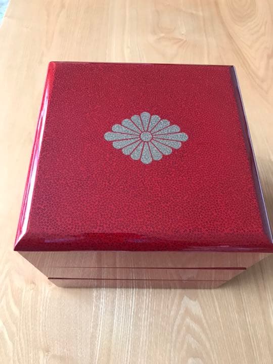 未使用品】伝統工芸 津軽塗 重箱 三段【七々子塗】