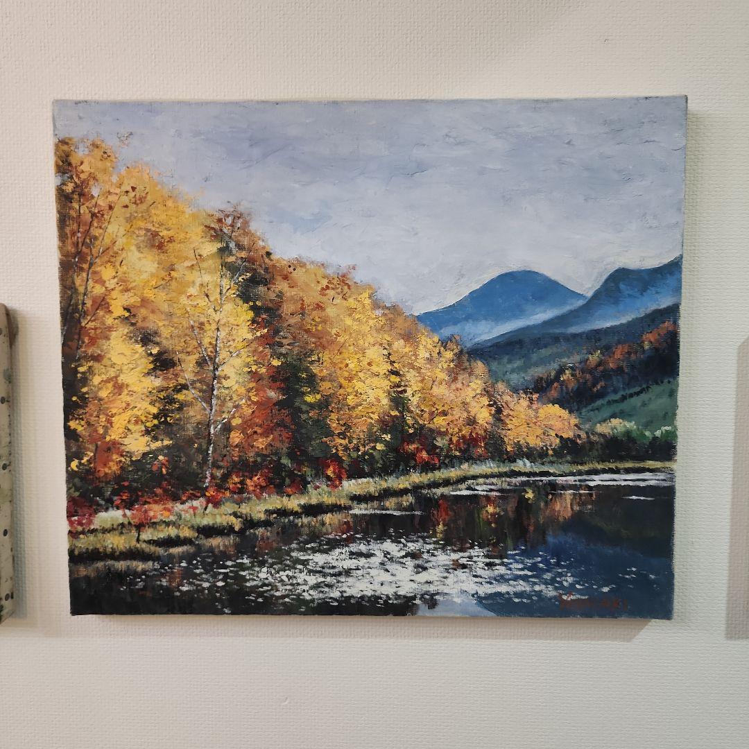 絵画　油絵　風景画　リビングインテリア　絵画パネル