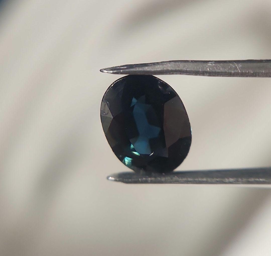大粒天然 ブルーグリーンサファイア 1.735ct