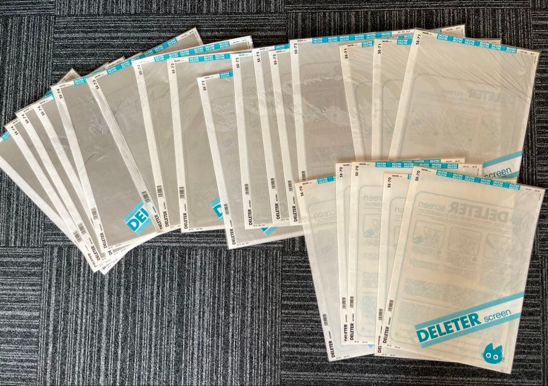 DELETER、IC、マクソン他スクリーントーンセットＡ