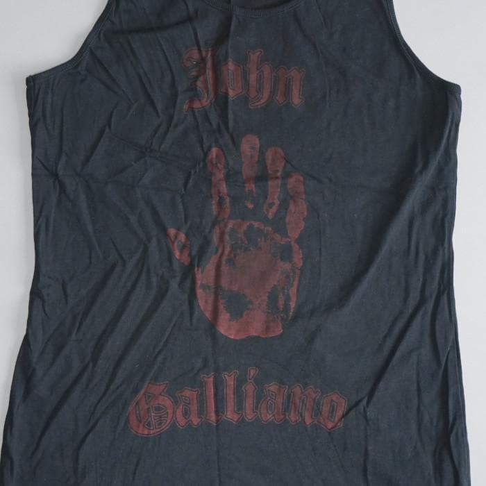 美品ジョンガリアーノタンクトップパイレーツ手形