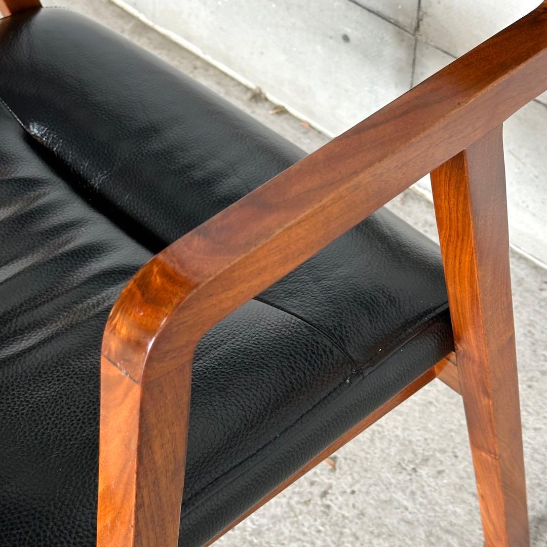 ✦ 廃盤モデル✦シギヤマ家具 CITY LD CHAIR 岩倉榮利デザイン 本革