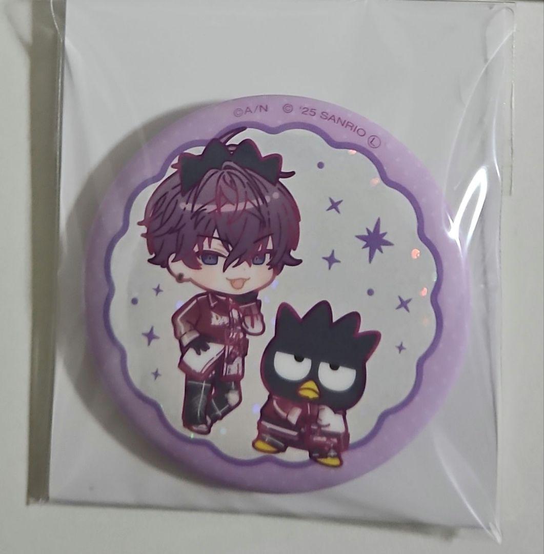佐伯イッテツ サンリオコラボ 缶バッジ3個 等身×2 ミニキャラ×1 送料