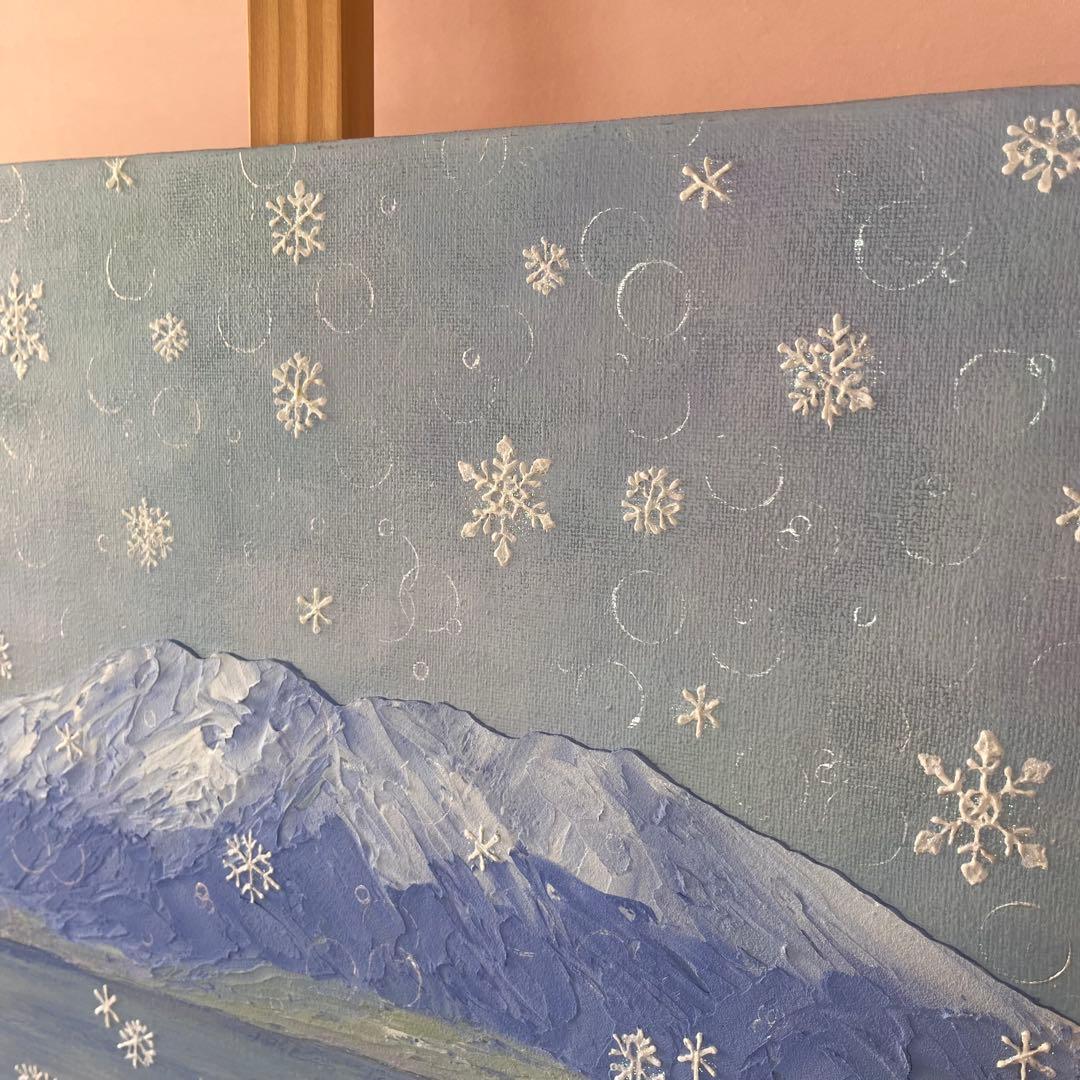 【a。様　order work】 桜島 アート 絵画 山の絵