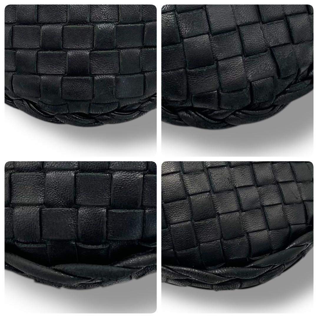 希少 ボッテガヴェネタ ホーボー イントレチャート レザー バッグ ビンテージ