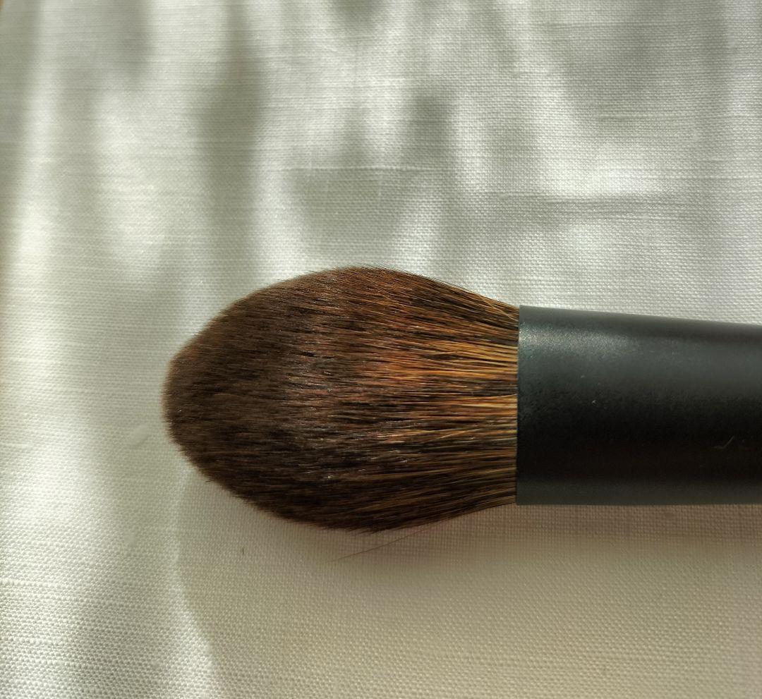 「中古」熊野筆　竹宝堂　REN-3　ハイライトブラシ　レッドフォックス✕灰リス