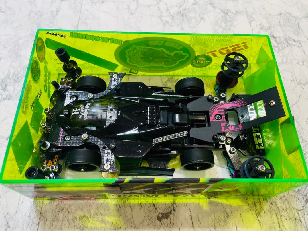 ミニ四駆 MEシャーシ 幅狭2軸ATスラダン 1軸アンカー - メルカリ