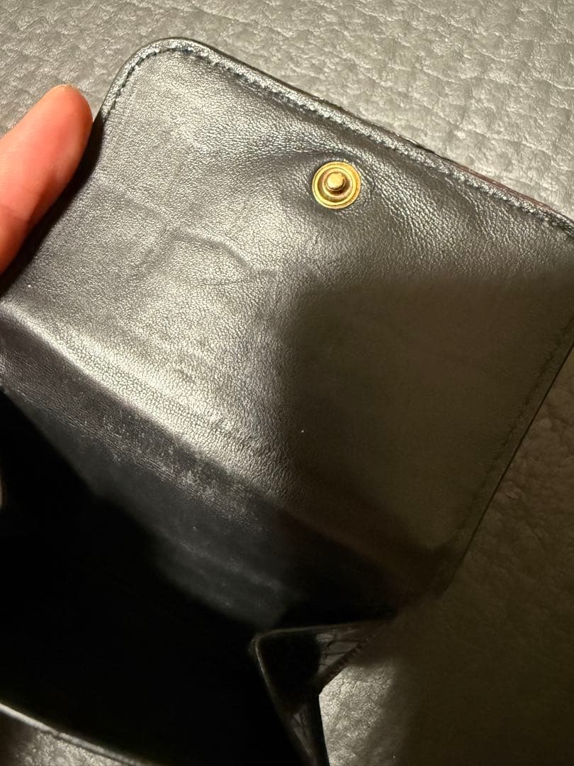 BALENCIAGA 三つ折財布 ロコ型押しミニ財布