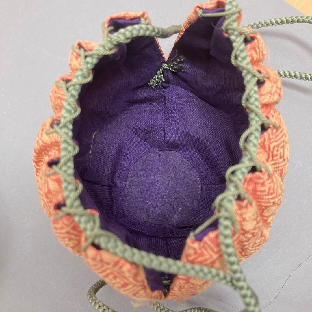 茶道具 茶入 立杭陶勝(たちくい)造 茶入袋(藤種緞子 造) S205TI