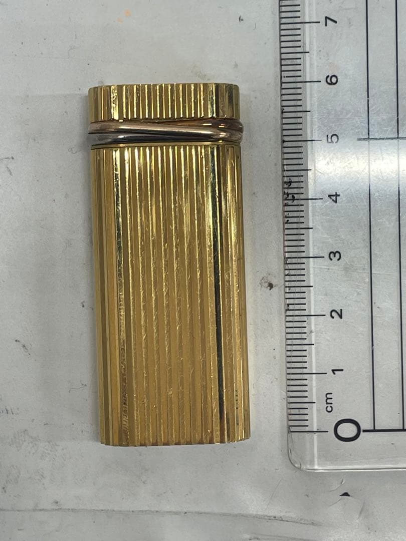 Cartier ゴールドライター 約8cm x 3cm
