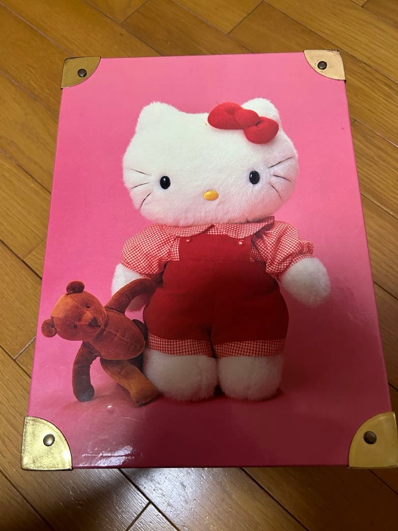 1997年アンティークレトロハローキティぬいぐるみ専用Box付き【未開封】非売品
