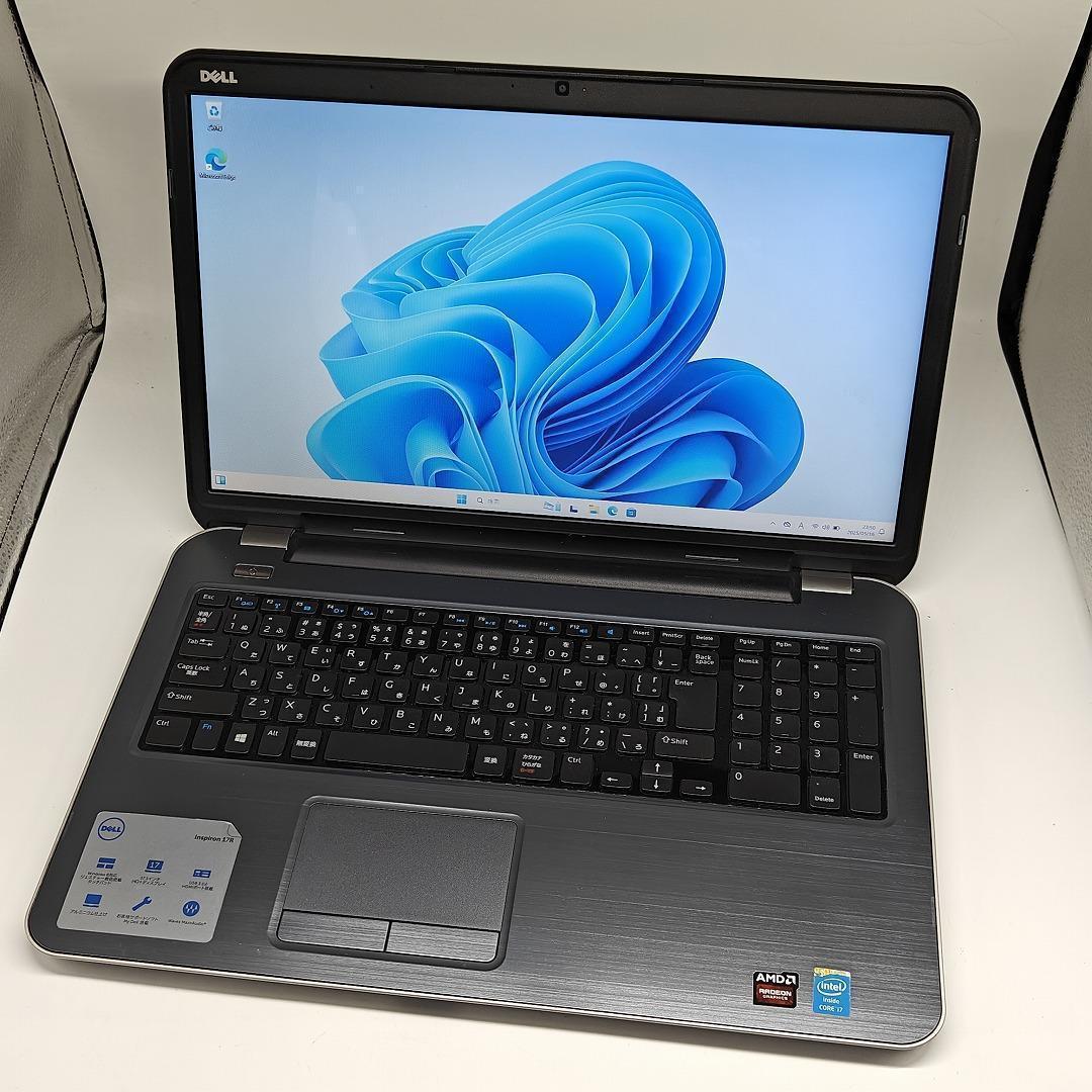 DELL】爆速i7 新品SSD256GB 16GB 17.3型 ノートPC