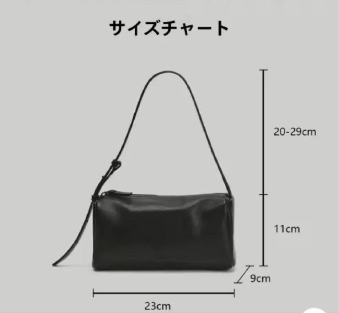 韓国発⭐︎FACADE PATTERN本革　レザー　ハンドバッグ　BLACK