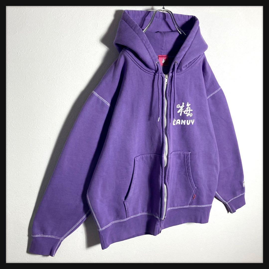 【限定コラボ】FR2 くれまぐ CANVY バックロゴ ジップパーカー 美品