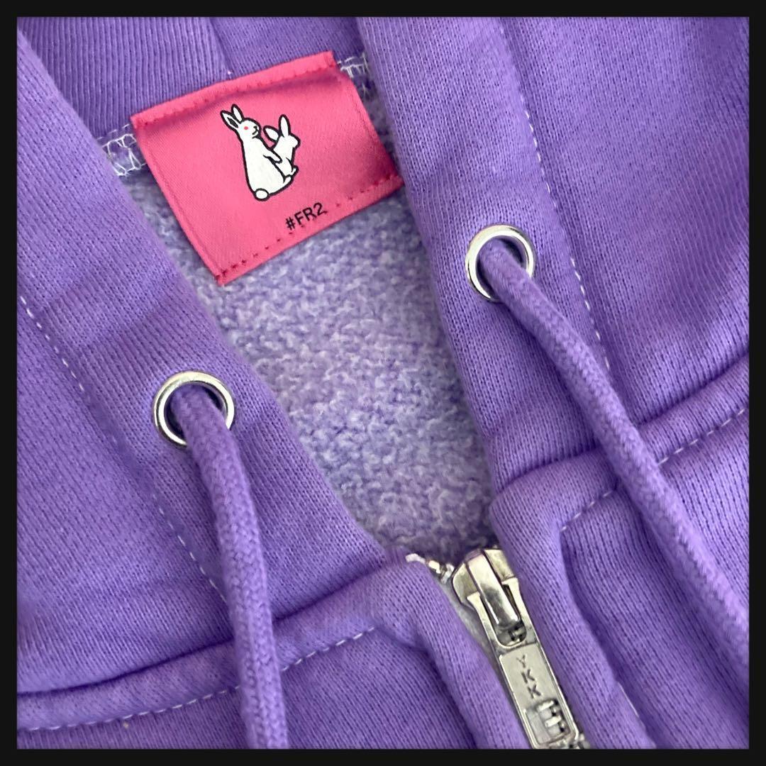 【限定コラボ】FR2 くれまぐ CANVY バックロゴ ジップパーカー 美品