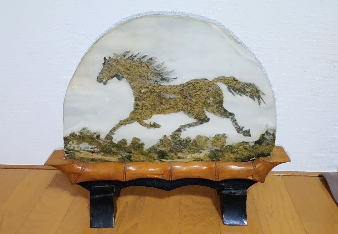 馬の彫物、インテリア置物 馬の彫刻 置物