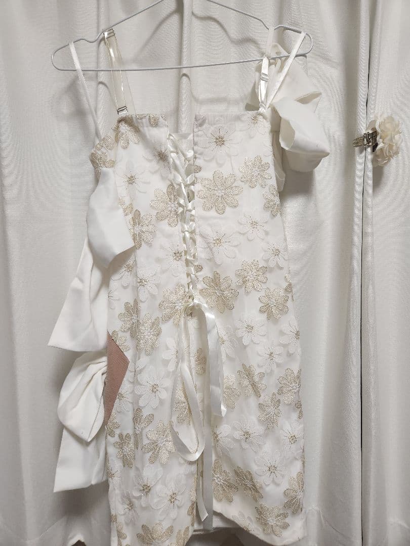 ROBE de FLEURS♡M♡フラワーレース×リボンワンショルダーミニ♡