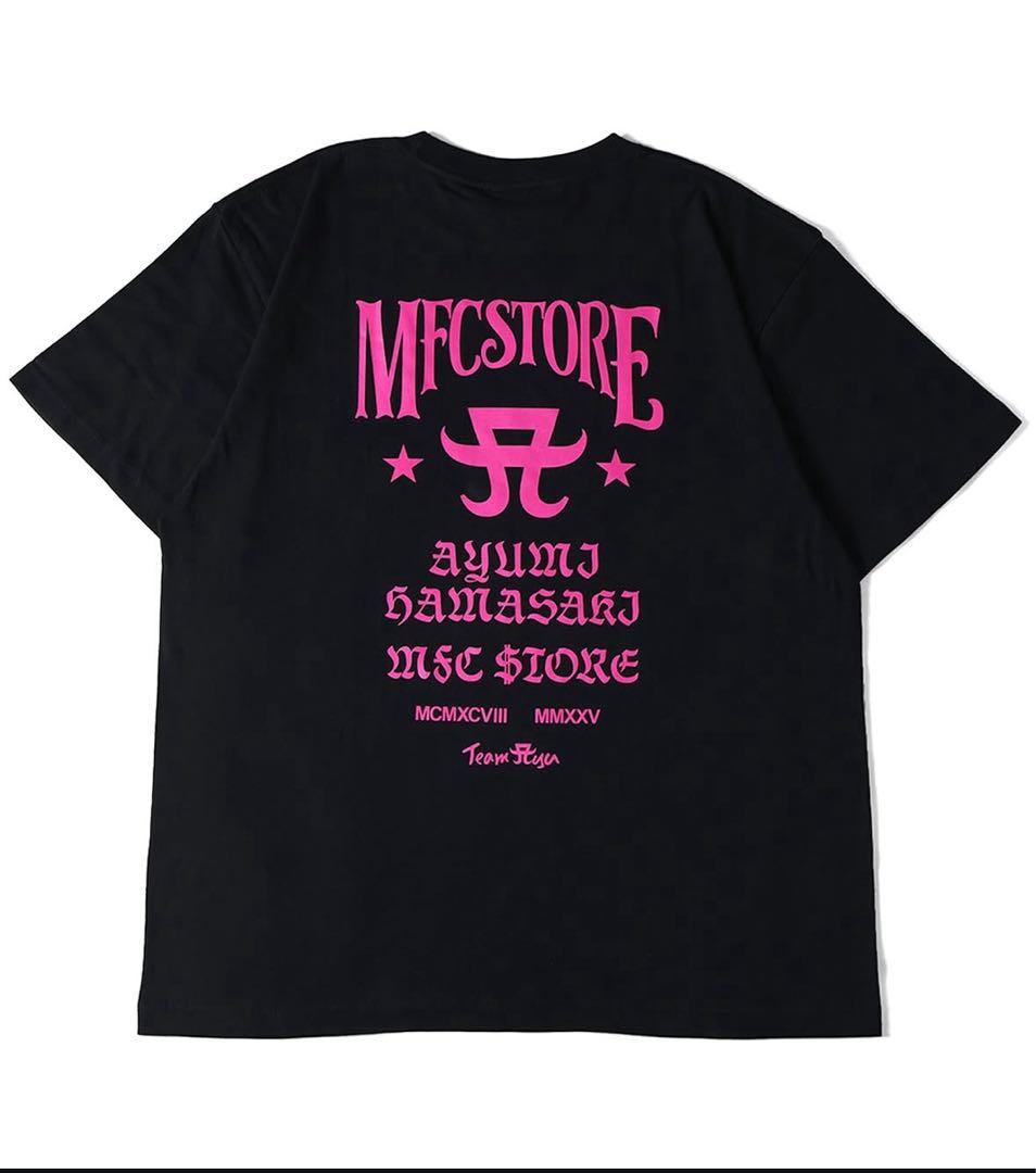 浜崎あゆみ× MFC STORE 店舗限定Tシャツ ブラック× ピンク L - メルカリ