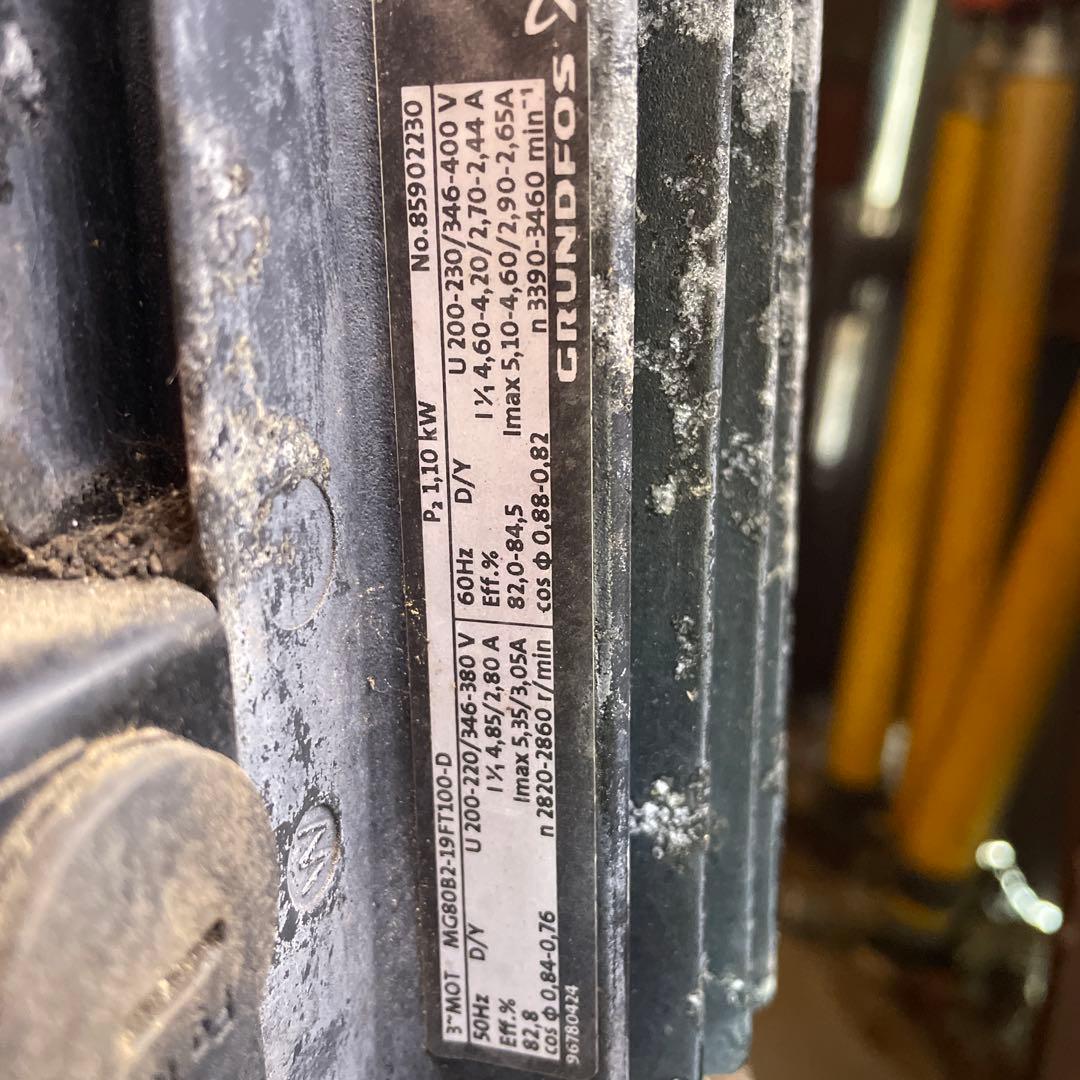 Grundfos TCR5-7 ポンプ 1.1kW 50Hz