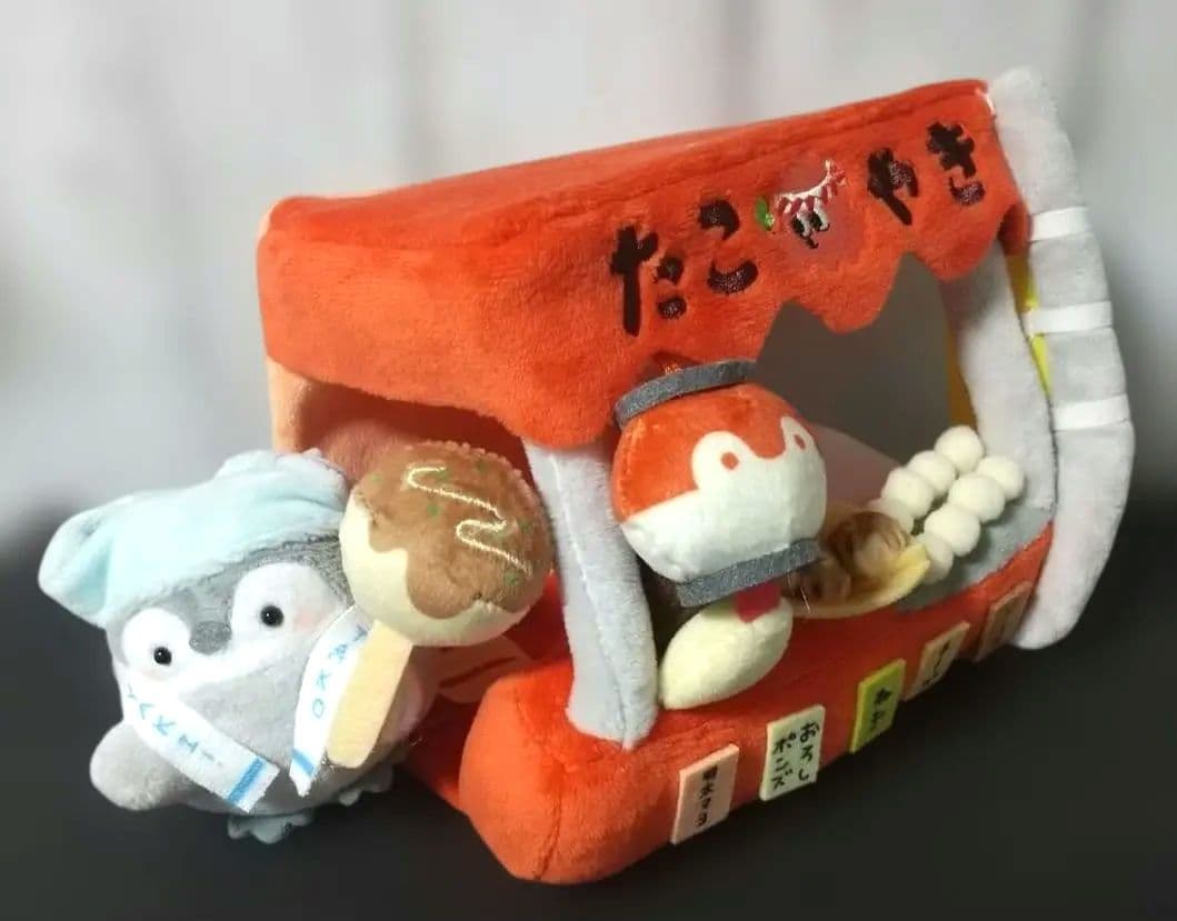 コウペンちゃん あつあつがすご〜い！たこ焼き屋台なぬいぐるみセット