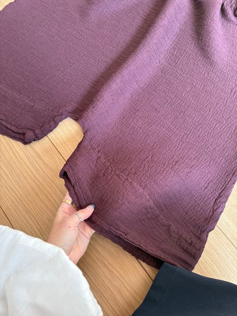 最終値下げ　美品　イッセイミヤケ　ミー　サルエル　パンツ