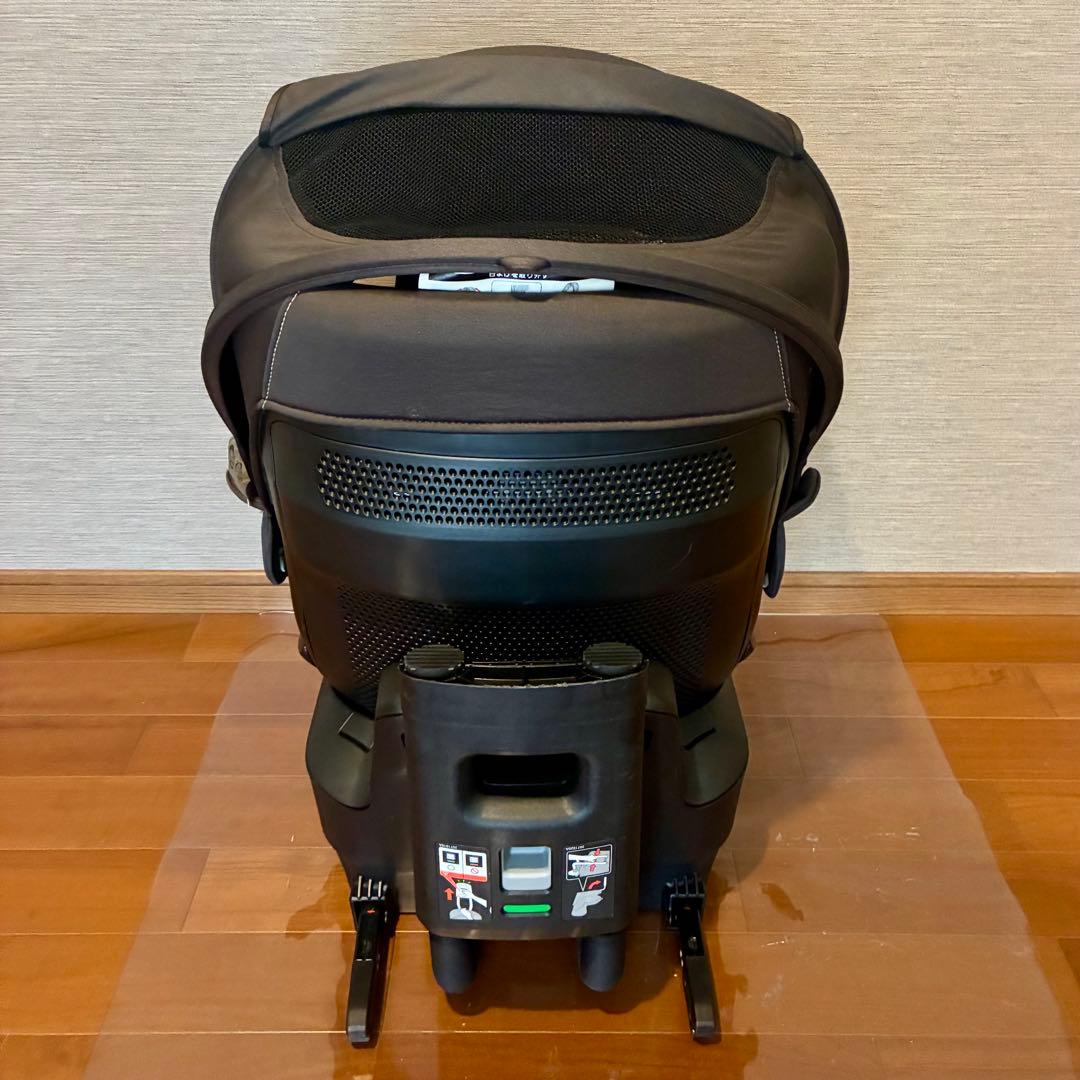 【極美品】エールべべ クルット3i グランス ISOFIX サンシェード有り