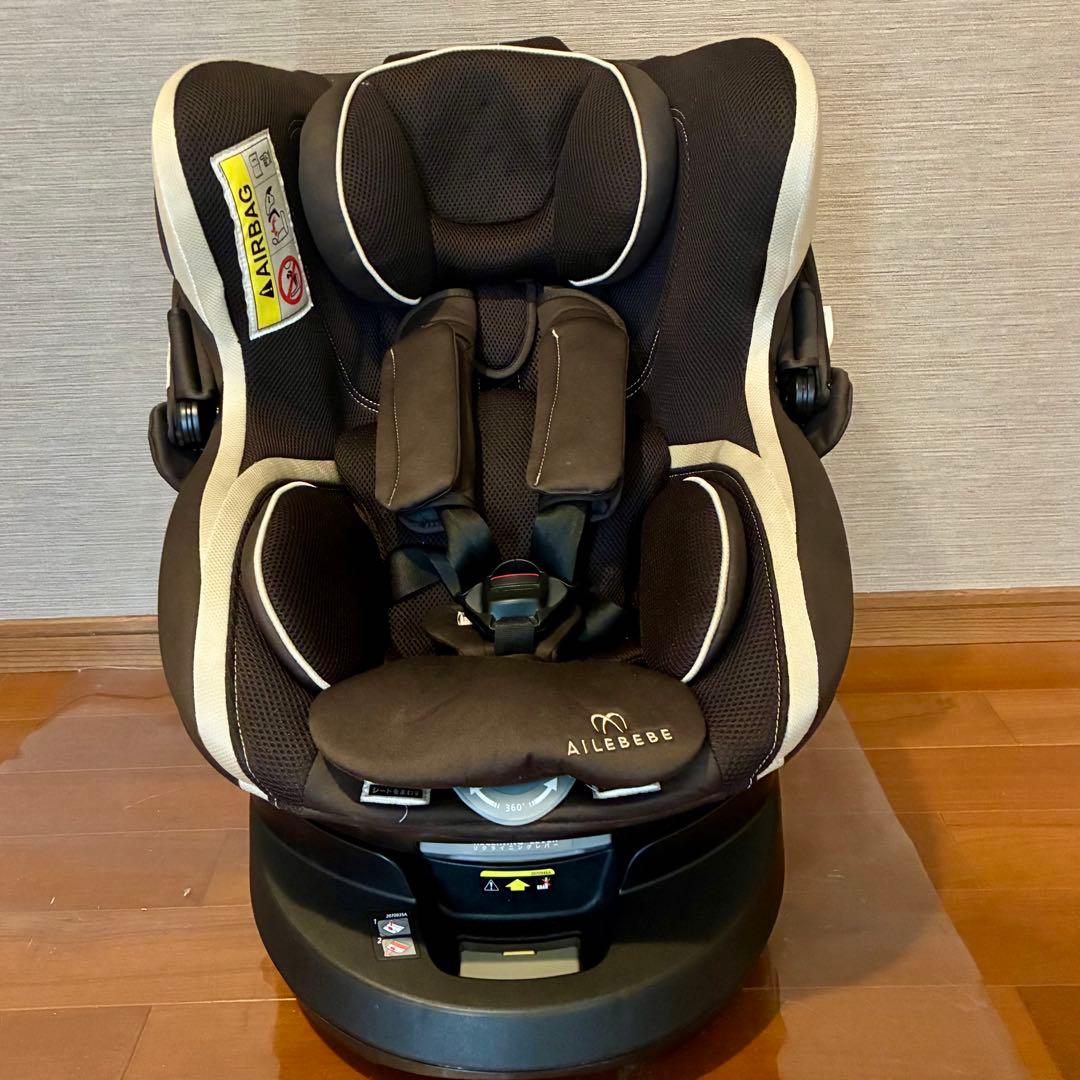 【極美品】エールべべ クルット3i グランス ISOFIX サンシェード有り