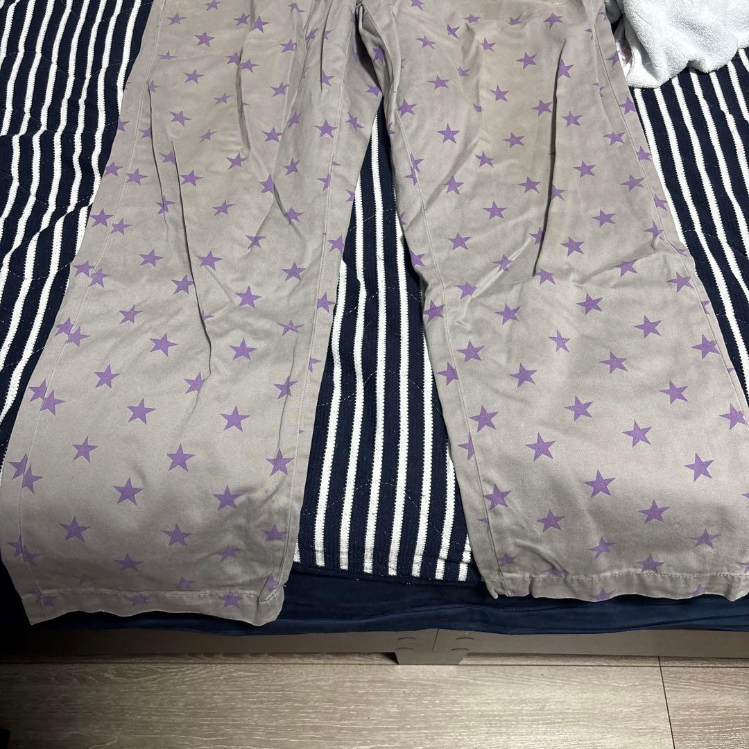Supreme 星柄 チノパン グレー チノパン メンズ