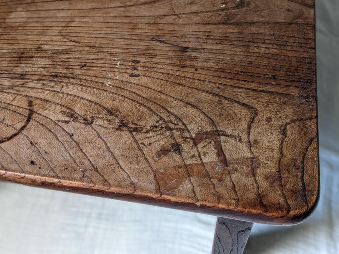 希少 古家具 古い座卓 アンティーク 当時物 ローテーブル ちゃぶ台