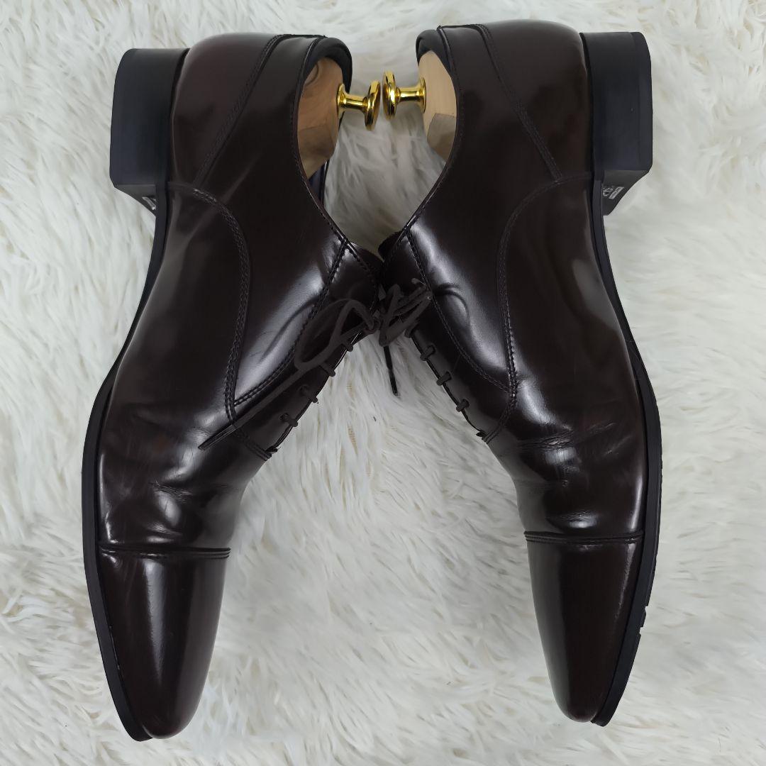 ✨美品✨ リーガル ドレスシューズ 内羽根 ストレートチップ レザー 茶色