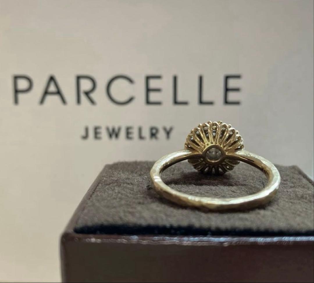 パーセルジュエリー ダイヤモンド ポンポネモザイク リング　12.5号