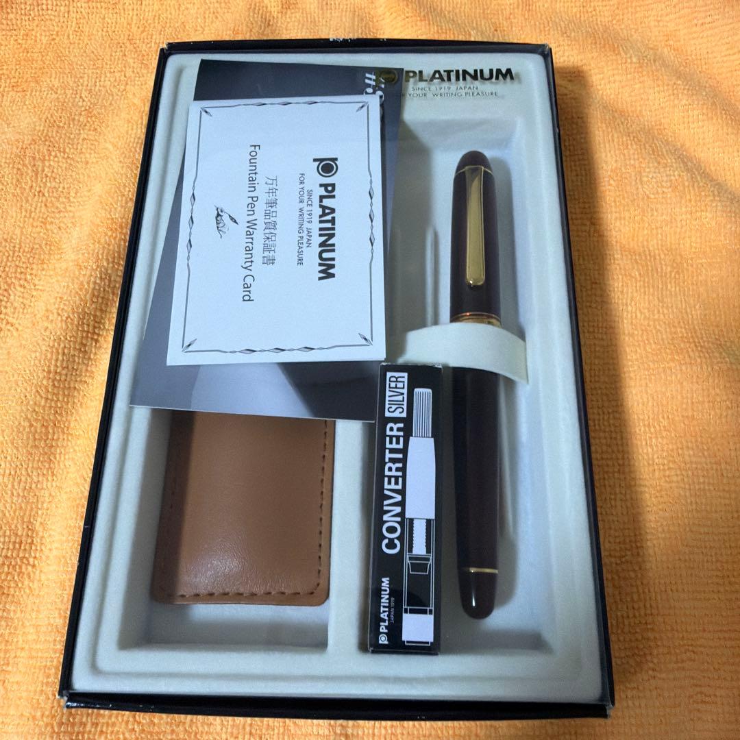PLATINUM #3776 CENTURY 万年筆　M 14k