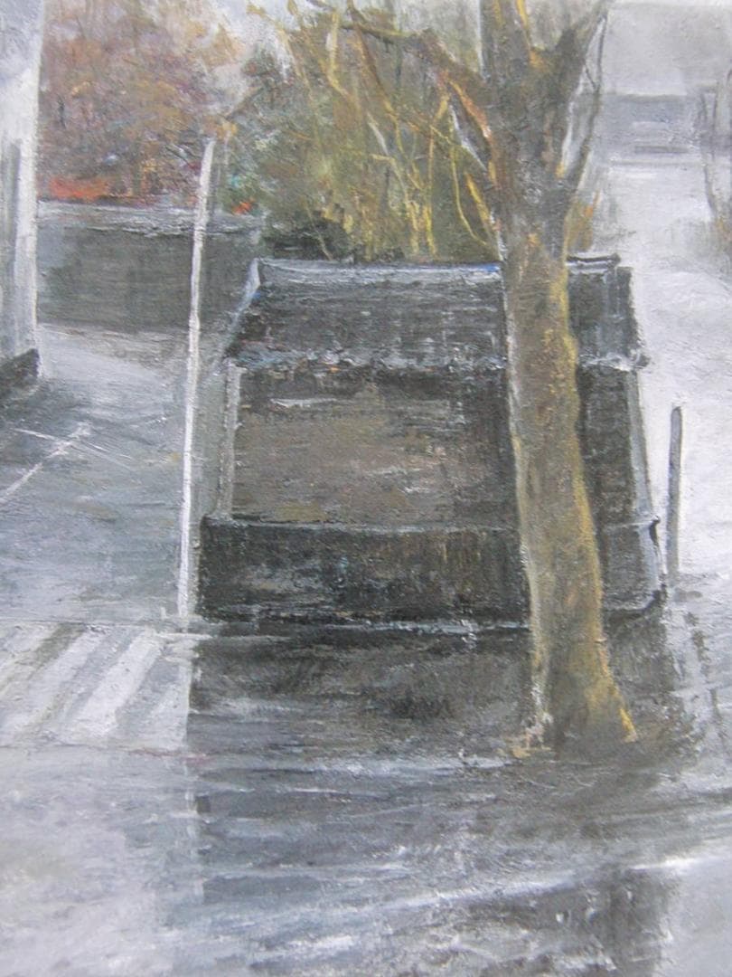 中川澄子、【雨の朝】、希少な額装用画集より、新品額装付