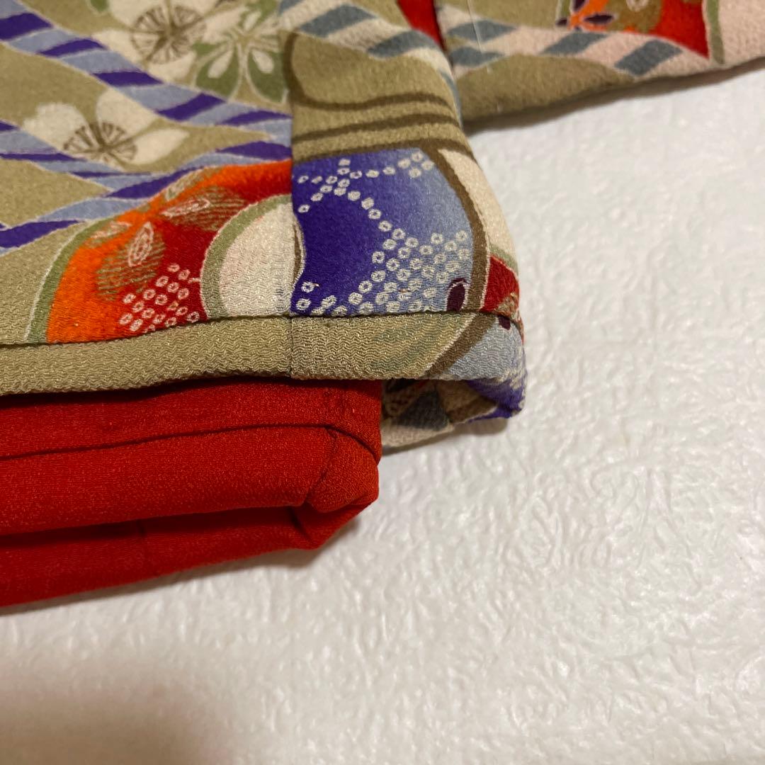 日本人形市松人形の着物江戸ちりめん桜大きめ15号