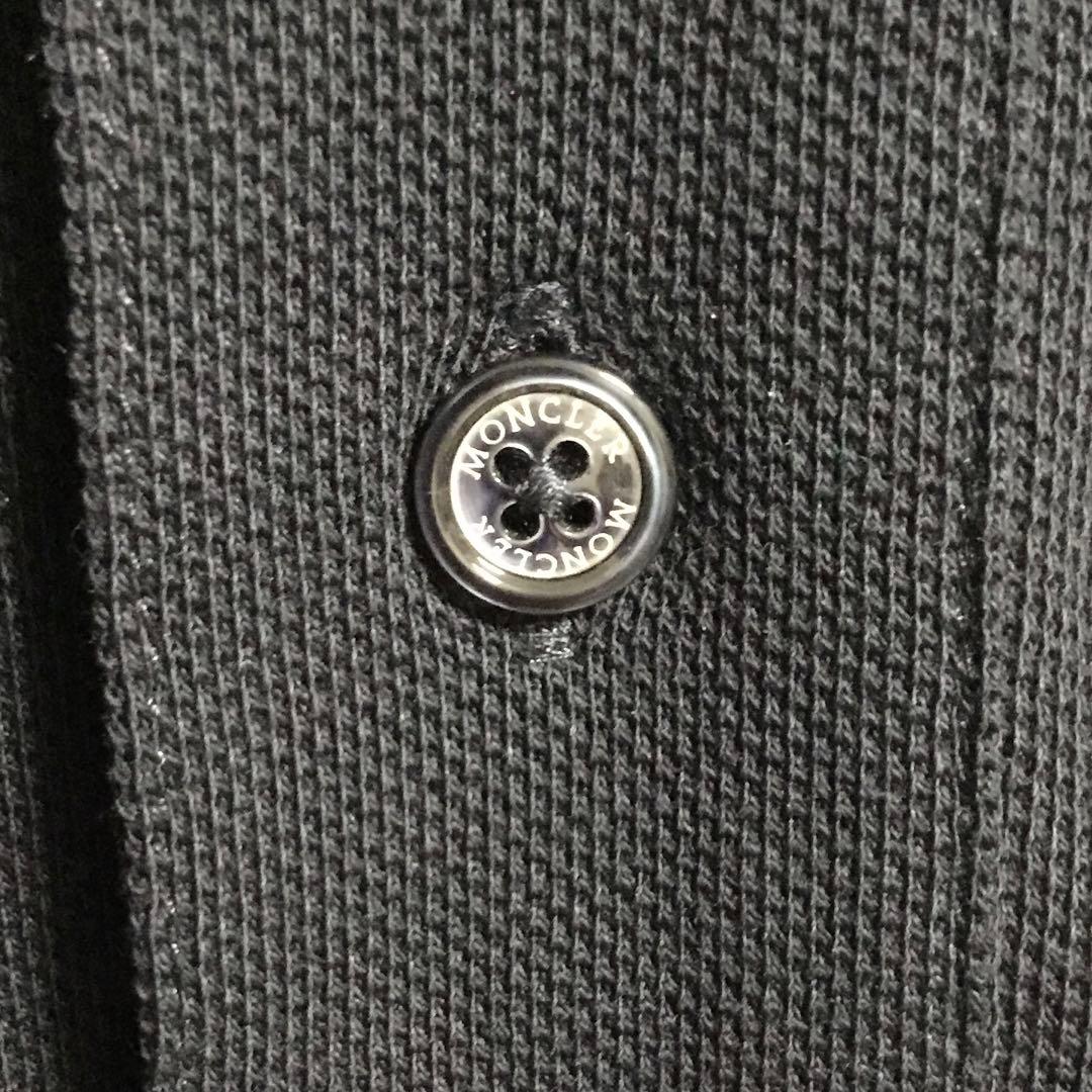 ✨極美✨ MONCLER モンクレール ポロシャツ ブラック レディースS
