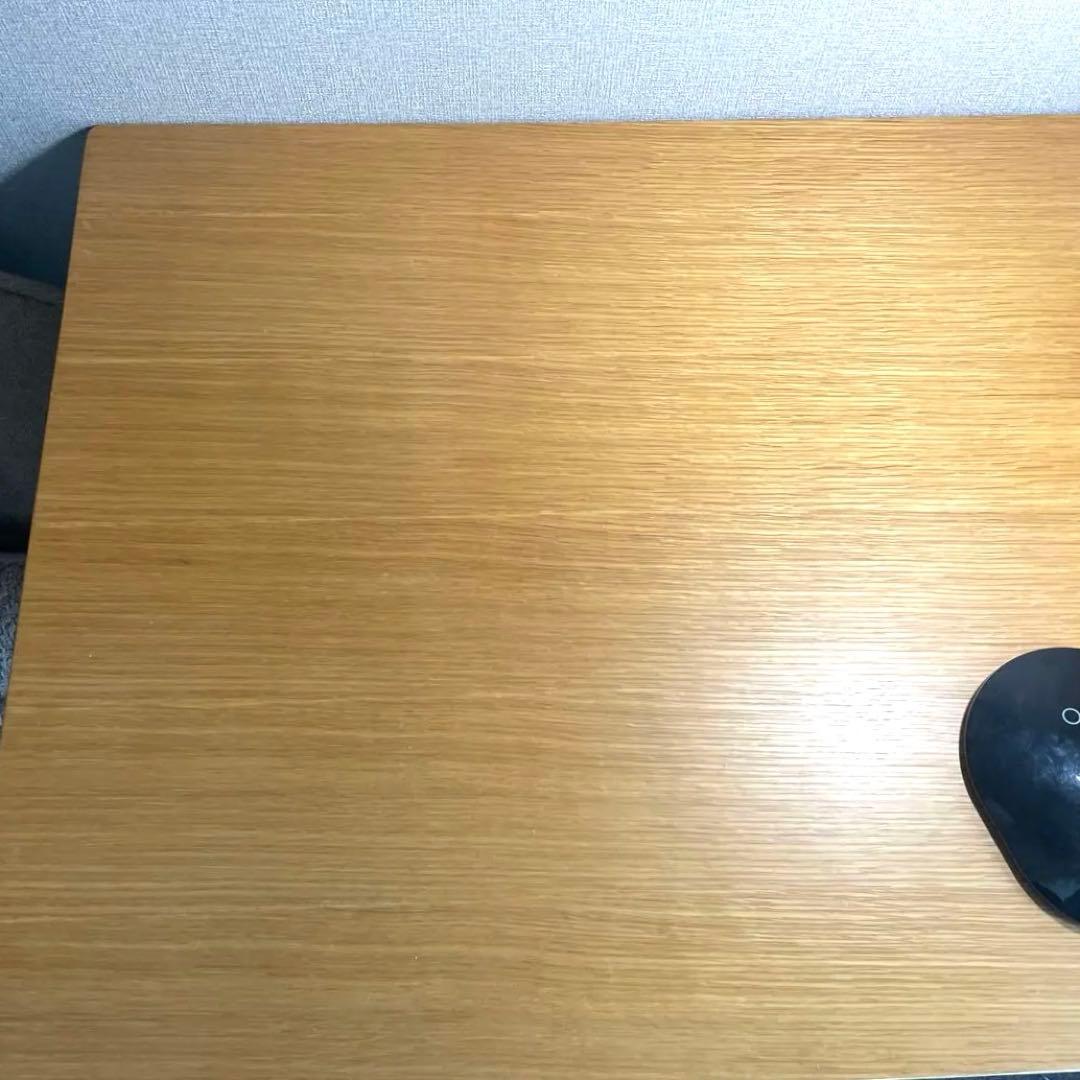 【完成形】無印良品 リビングでもダイニングでもつかえるテーブル　オーク材