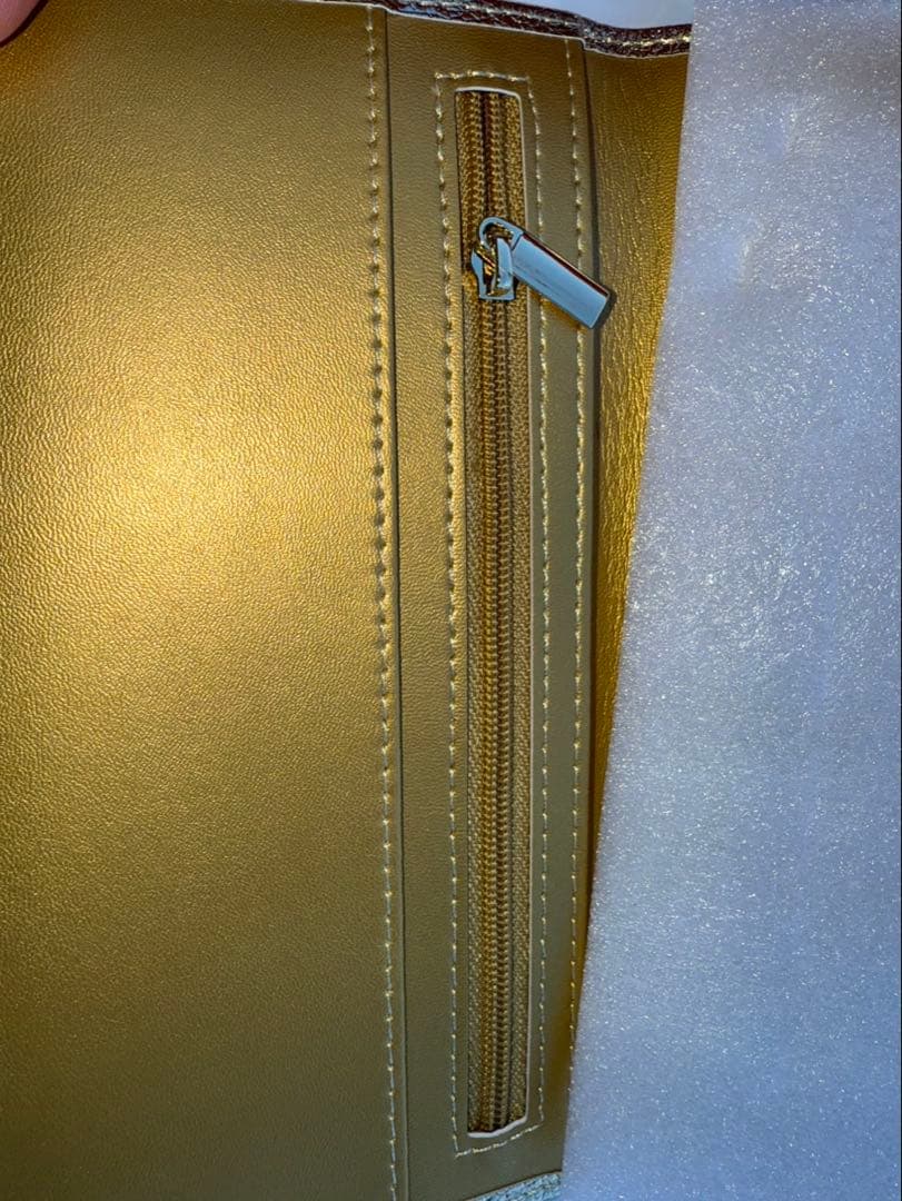 皇居 長財布 ゴールド・チャックの色違いレア物 大安吉日購入【1点限り】